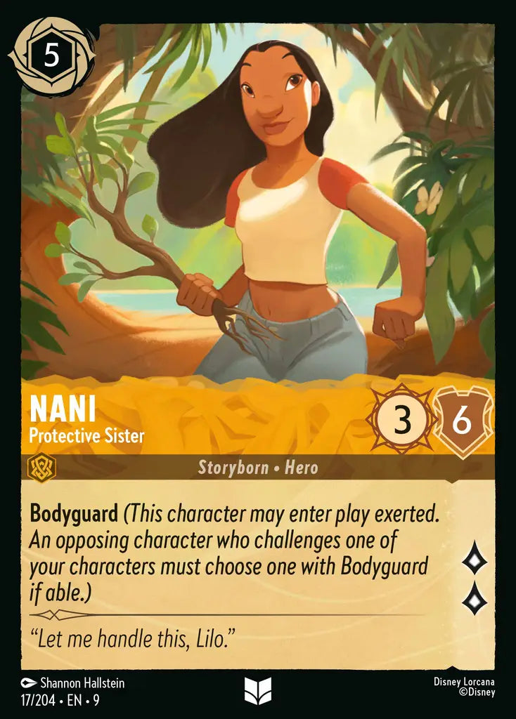 Disney Lorcana Fabled 017/204 Nani - Protective Sister