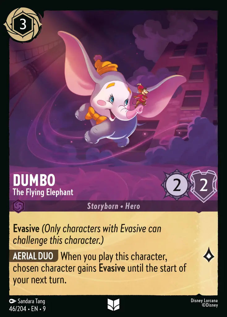 Disney Lorcana Fabled 046/204 Dumbo - The Flying Elephant