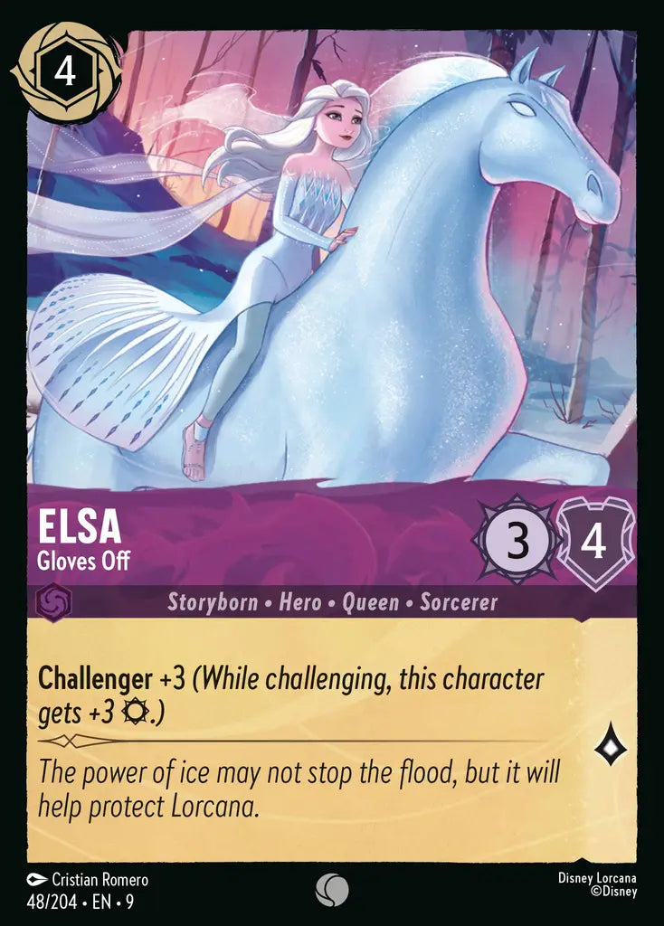 Disney Lorcana Fabled 048/204 Elsa - Gloves Off