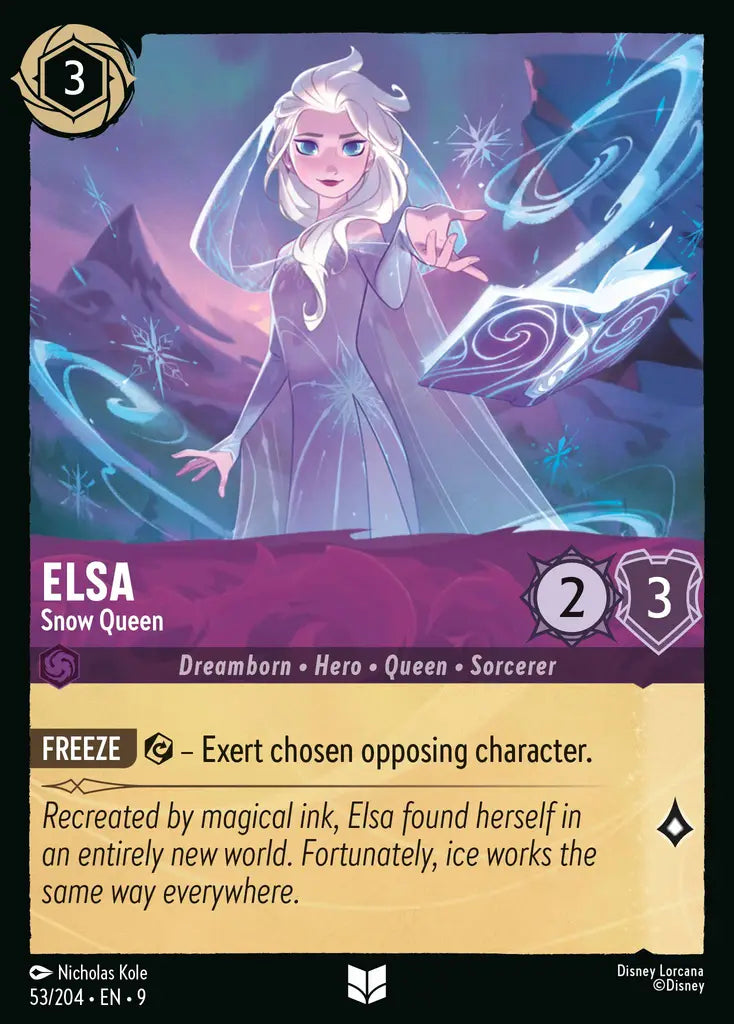 Disney Lorcana Fabled 053/204 Elsa - Snow Queen