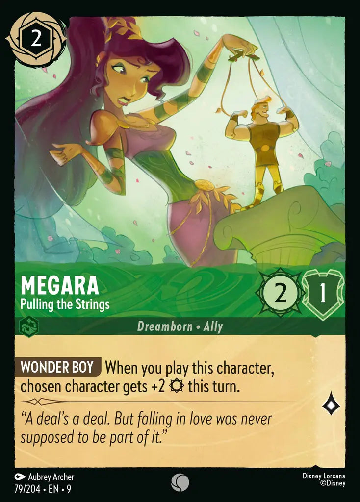 Disney Lorcana Fabled 079/204 Megara - Pulling the Strings