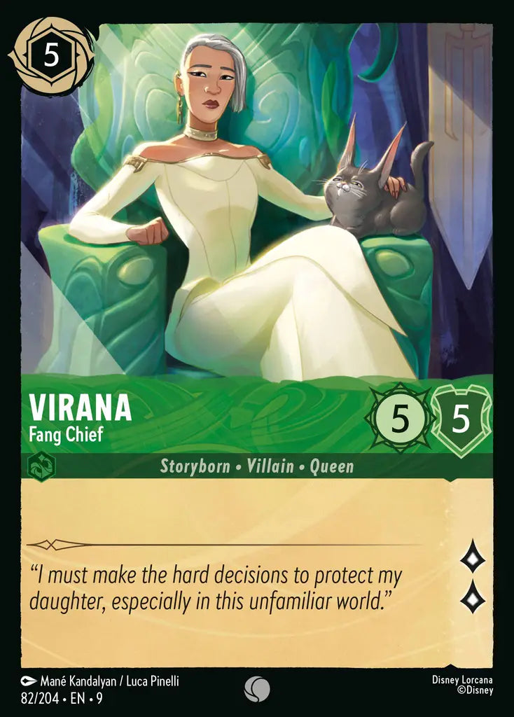 Disney Lorcana Fabled 082/204 Virana - Fang Chief