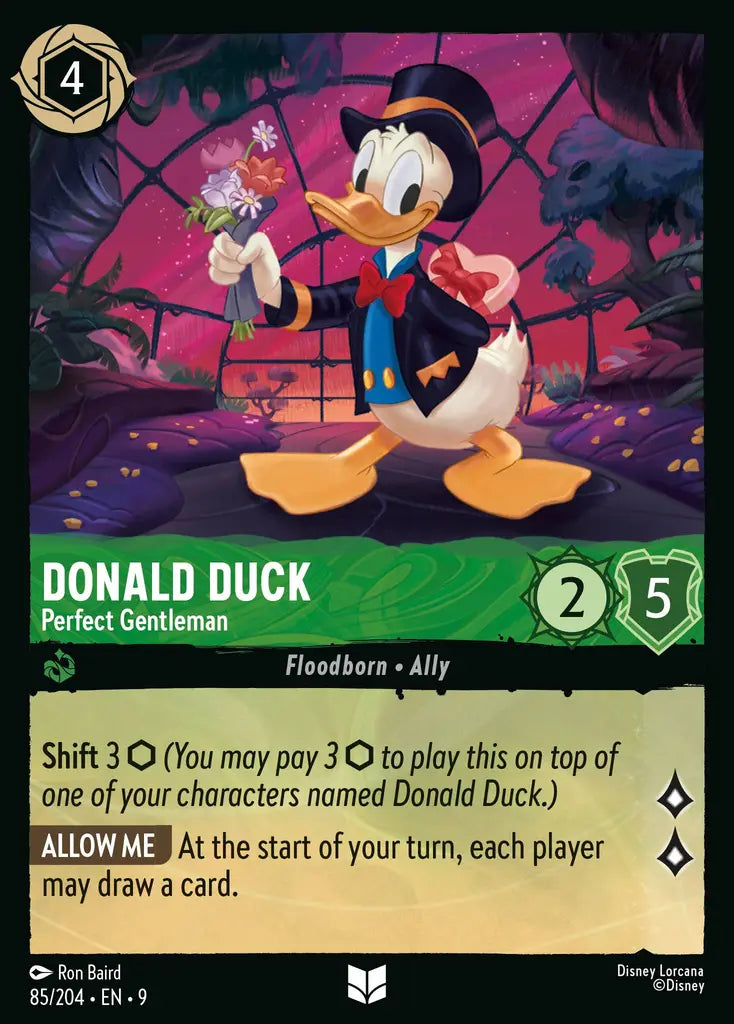 Disney Lorcana Fabled 085/204 Donald Duck - Perfect Gentleman