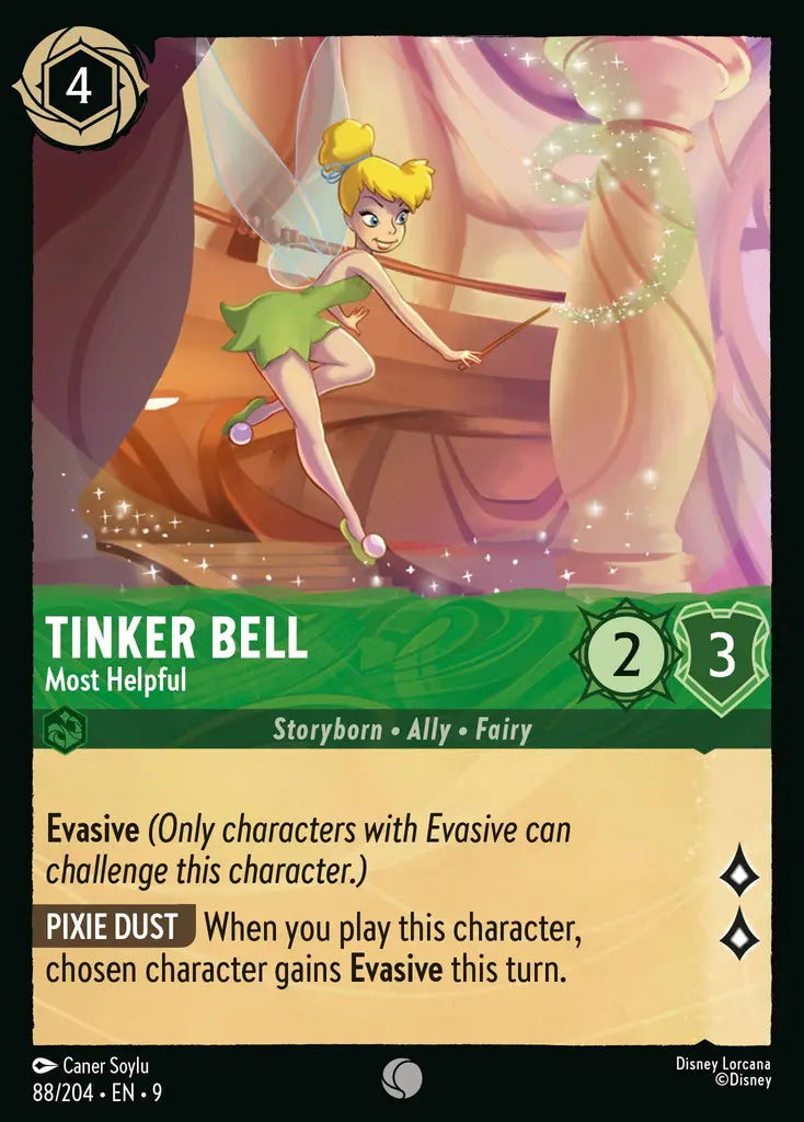 Disney Lorcana Fabled 088/204 Tinker Bell - Most Helpful