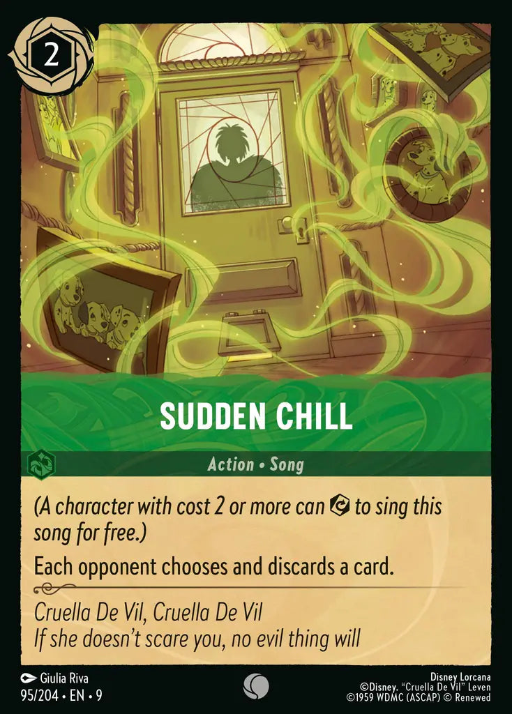 Disney Lorcana Fabled 095/204 Sudden Chill
