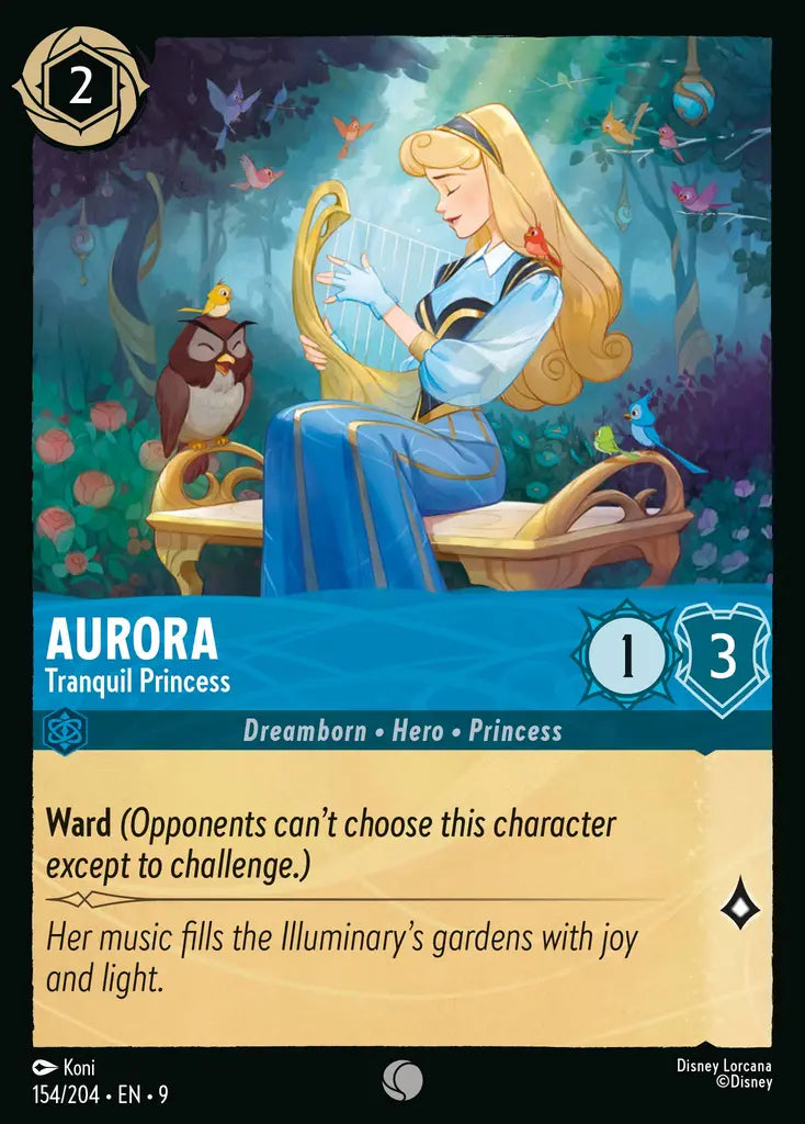Disney Lorcana Fabled 154/204 Aurora - Tranquil Princess