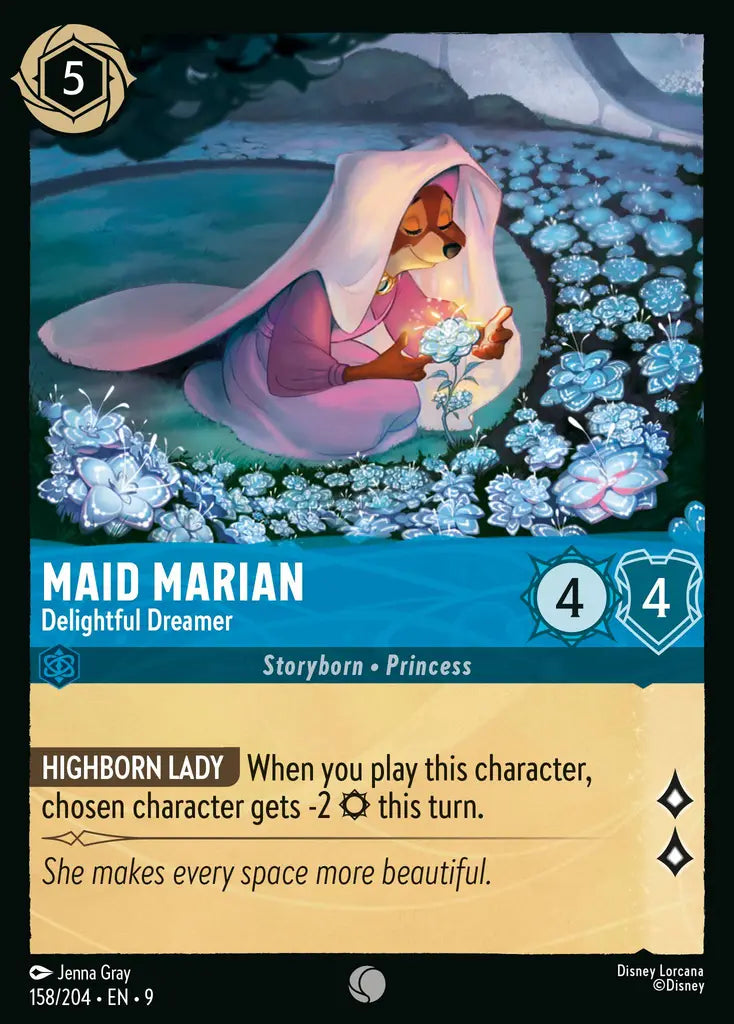 Disney Lorcana Fabled 158/204 Maid Marian - Delightful Dreamer