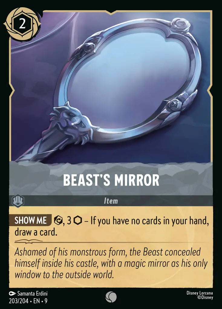 Disney Lorcana Fabled 203/204 Beast’s Mirror