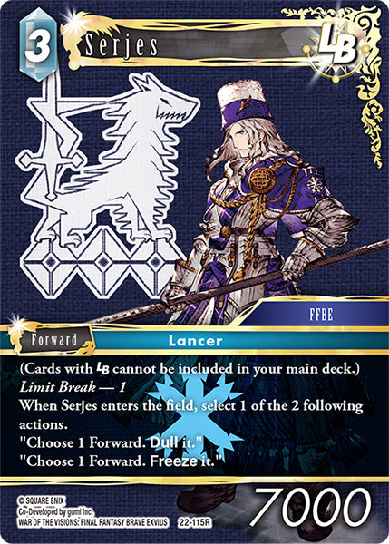 Final Fantasy Opus XXII - 22-115 Serjes