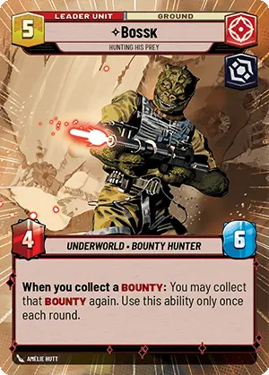 Star Wars: Unlimited Shadows of the Galaxy 010/262 Bossk Hunting His Prey Hyperspace