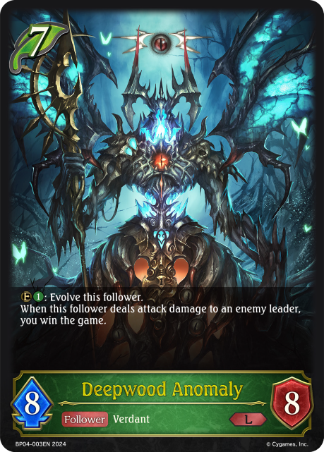 Cosmic Mythos BP04-003 Deepwood Anomaly Foil