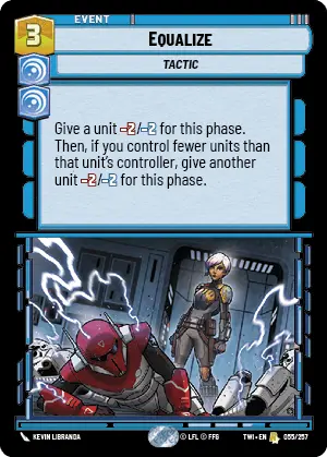 Star Wars: Unlimited Twilight of the Republic TWI 055/257 Equalize