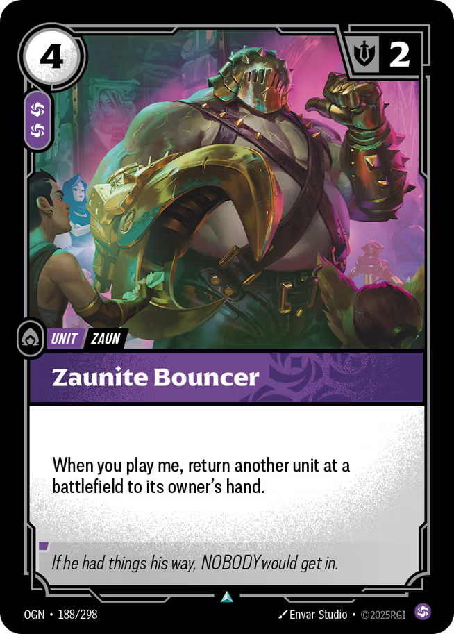 Riftbound: League of Legends TCG Origins 188/289 Zaunite Bouncer