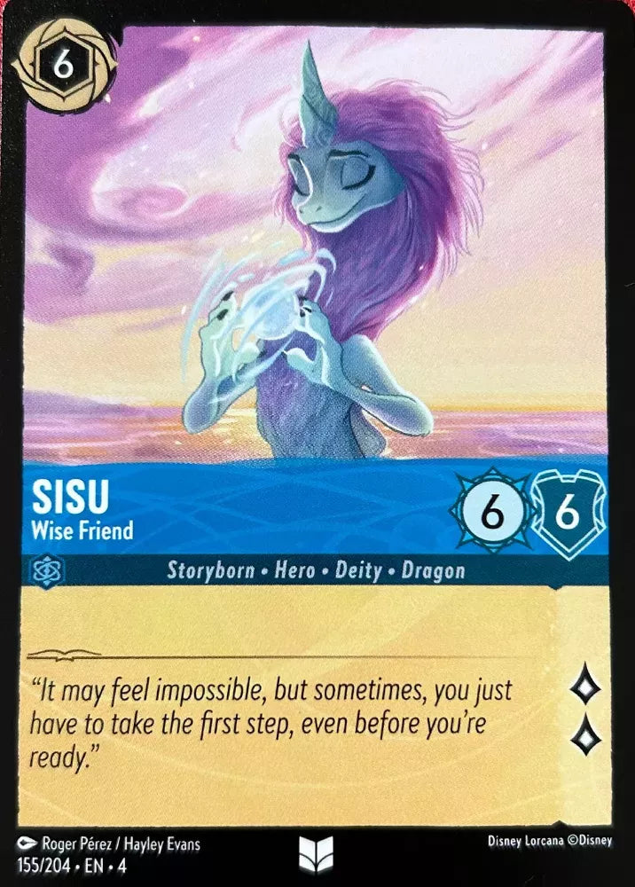 Disney Lorcana Ursula's Return 155/204 Sisu - Wise Friend