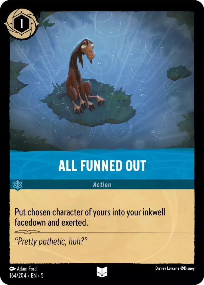 Disney Lorcana Shimmering Skies 164/204 All Funned Out