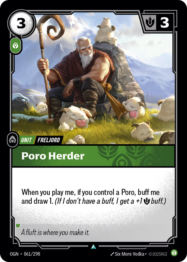 Riftbound: League of Legends TCG Origins 061/289 Poro Herder
