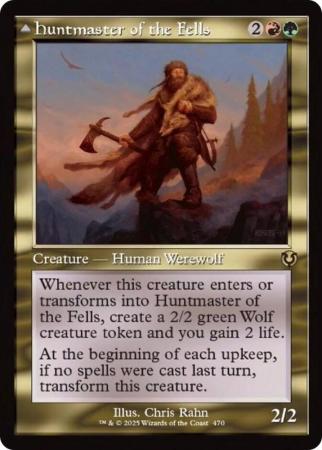 MTG Innistrad Remastered 470 Huntmaster of the Fells Retro Frame