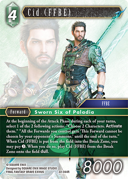 Final Fantasy Opus XXII - 22-044 Cid (FFBE)