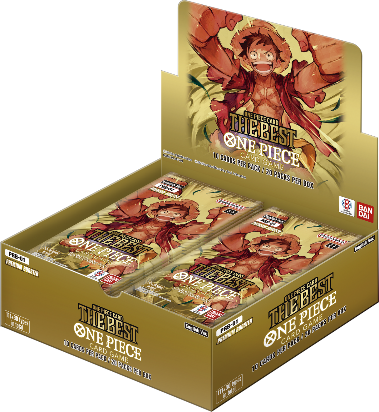 One Piece Card Game - PRB-01 Premium Booster Display