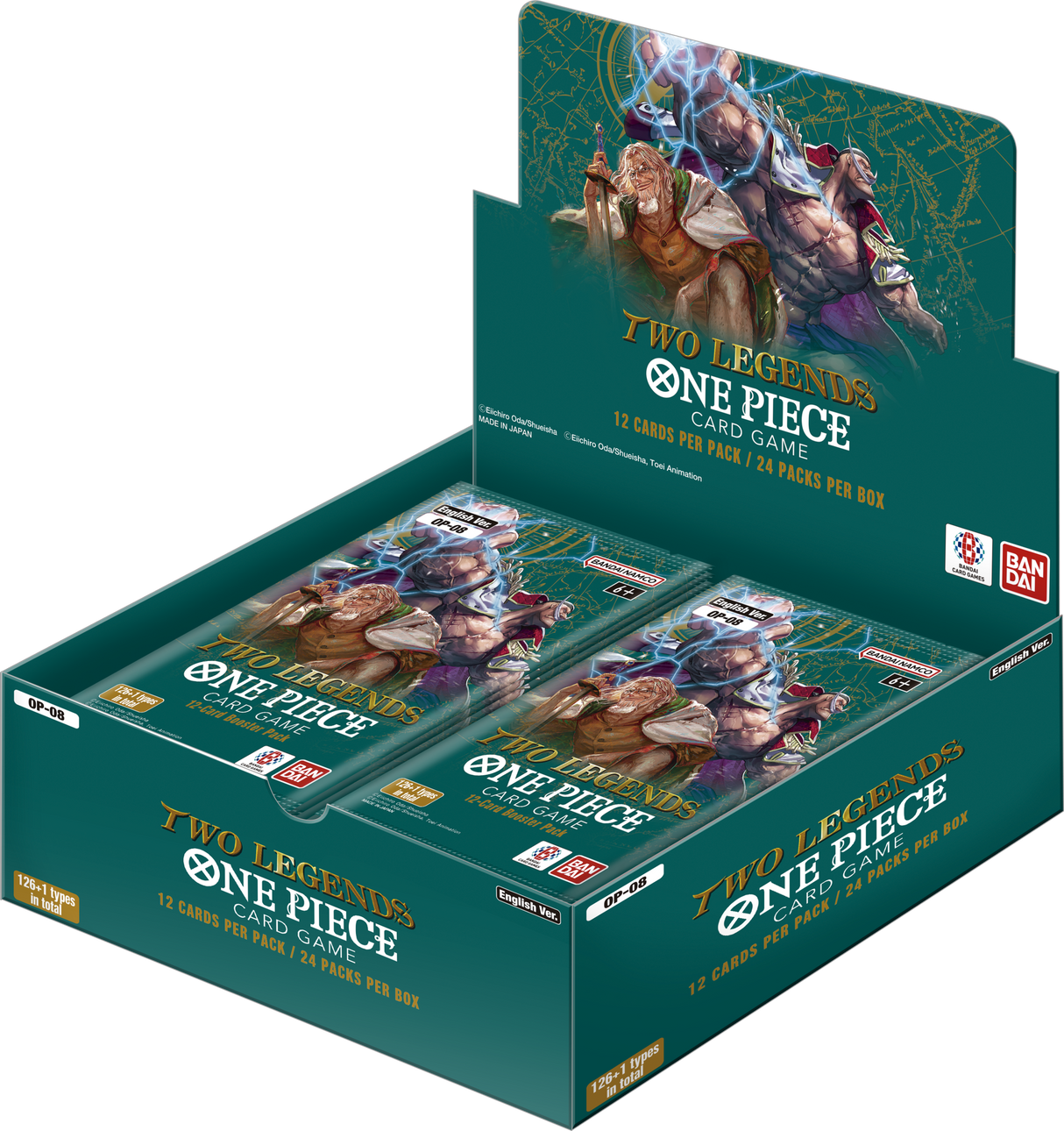 One Piece Card Game - Two Legends Display OP-08