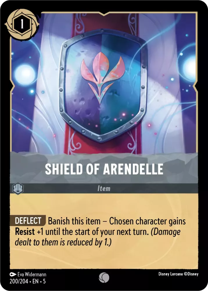 Disney Lorcana Shimmering Skies 200/204 Shield of Arendelle