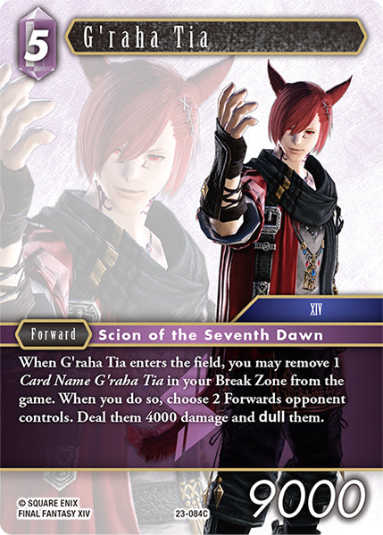 Final Fantasy Opus XXIII - 23-084 G'raha Tia Foil