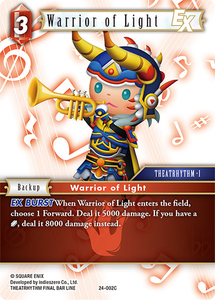 Final Fantasy TCG - Opus XXIV - 24-002 Warrior of Light