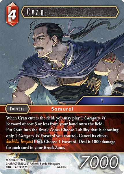 Final Fantasy TCG - Opus XXIV - 24-003 Cyan