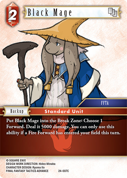 Final Fantasy TCG - Opus XXIV - 24-007 Black Mage