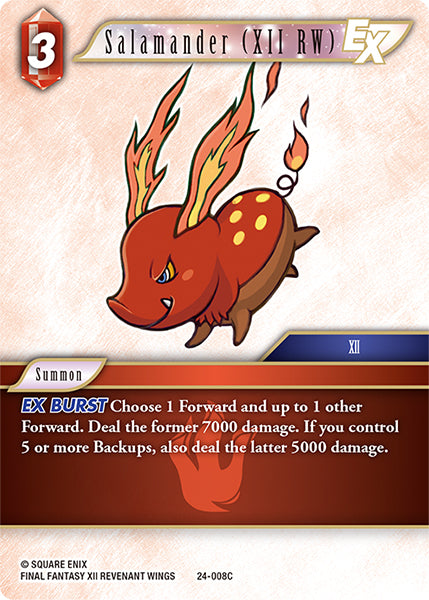Final Fantasy TCG - Opus XXIV - 24-008 Salamander (XII RW)