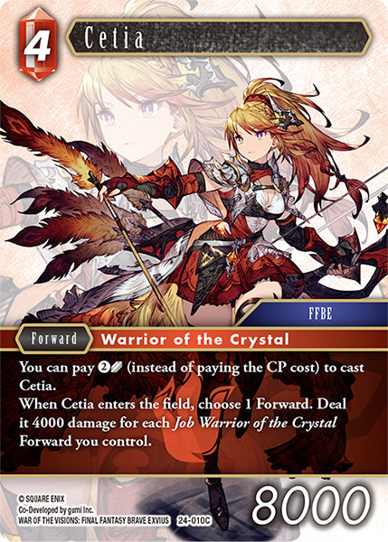 Final Fantasy TCG - Opus XXIV - 24-010 Cetia