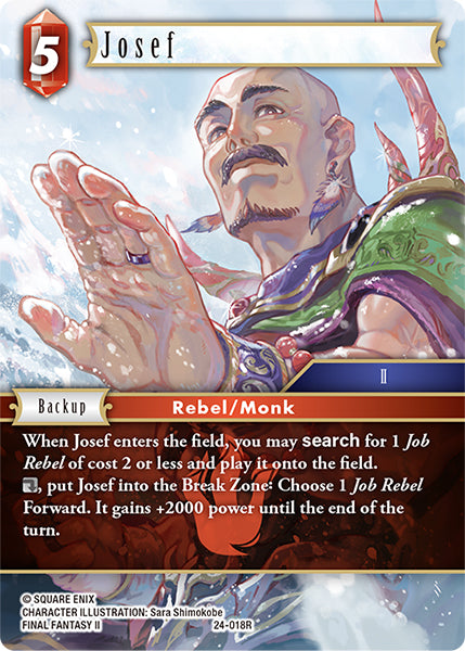 Final Fantasy TCG - Opus XXIV - 24-018 Josef