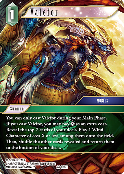 Final Fantasy TCG - Opus XXIV - 24-038 Valefor