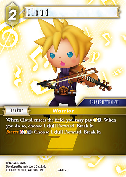 Final Fantasy TCG - Opus XXIV - 24-057 Cloud Foil