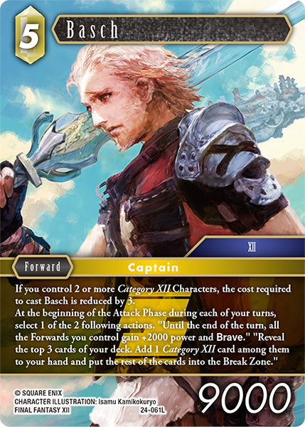 Final Fantasy TCG - Opus XXIV - 24-061 Basch