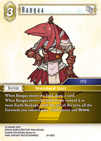 Final Fantasy TCG - Opus XXIV - 24-062 Bangaa