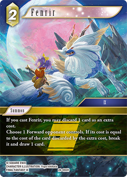 Final Fantasy TCG - Opus XXIV - 24-065 Fenrir