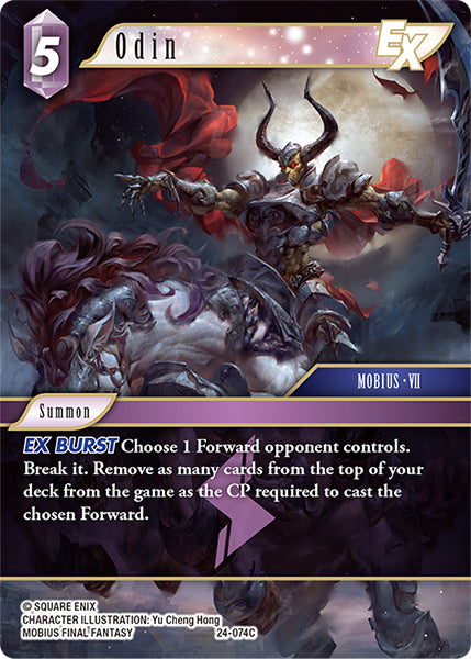Final Fantasy TCG - Opus XXIV - 24-074 Odin Foil