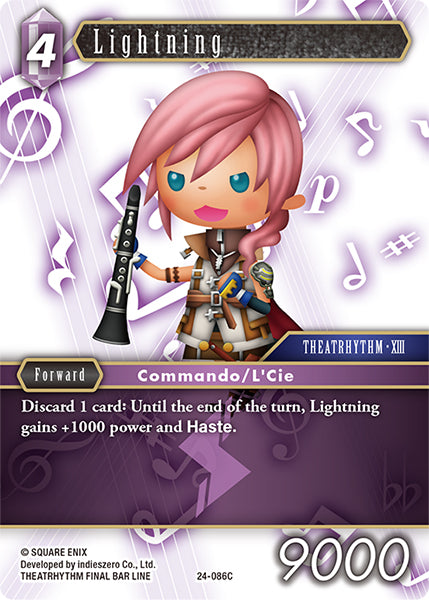 Final Fantasy TCG - Opus XXIV - 24-086 Lightning
