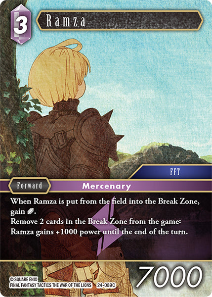 Final Fantasy TCG - Opus XXIV - 24-089 Ramza Foil