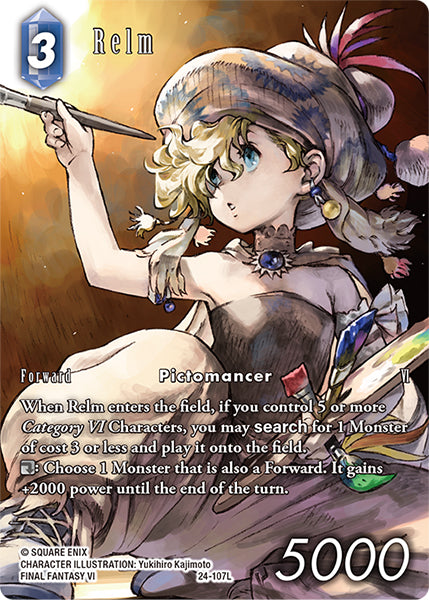 Final Fantasy TCG - Opus XXIV - 24-107 Relm Full Art
