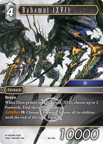 Final Fantasy TCG - Opus XXVIII - 24-110 Bahamut (XVI)