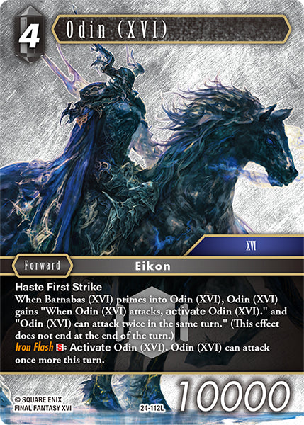 Final Fantasy TCG - Opus XXIV - 24-112 Odin (XVI) Foil