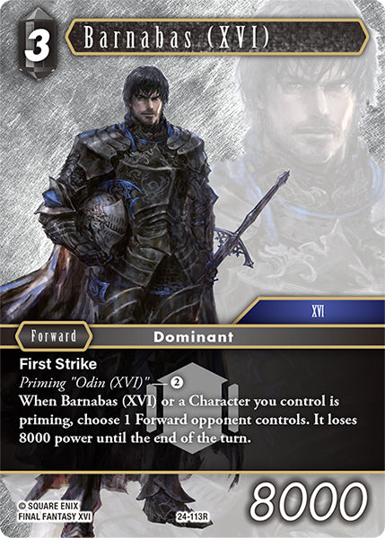 Final Fantasy TCG - Opus XXIV - 24-113 Barnabas (XVI)