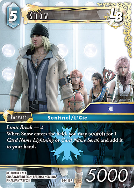 Final Fantasy TCG - Opus XXIV - 24-116 Snow