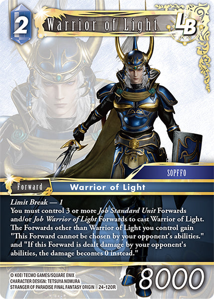 Final Fantasy TCG - Opus XXIV - 24-120 Warrior of Light