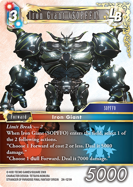 Final Fantasy TCG - Opus XXIV - 24-121 Iron Giant (SOPFFO)