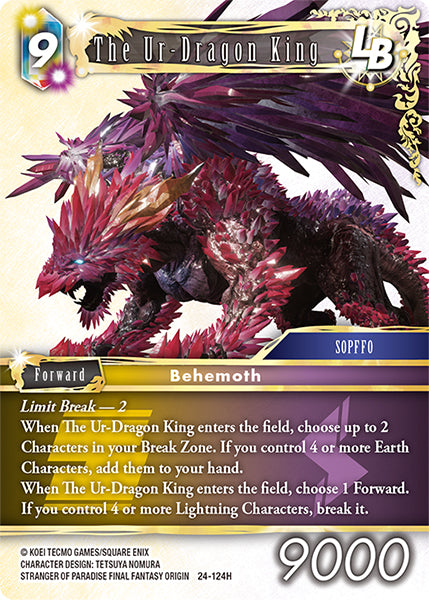 Final Fantasy TCG - Opus XXIV - 24-124 The Ur-Dragon King
