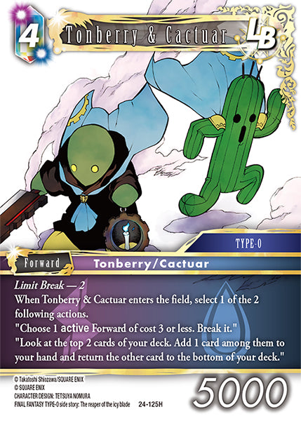 Final Fantasy TCG - Opus XXIV - 24-125 Tonberry & Cactuar