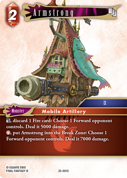 Final Fantasy TCG - Opus XXV - 25-001 Armstrong